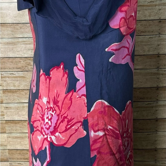 Moulinette Soeurs Floral Silk Garden Party Dress sz small - Picture 5 of 5